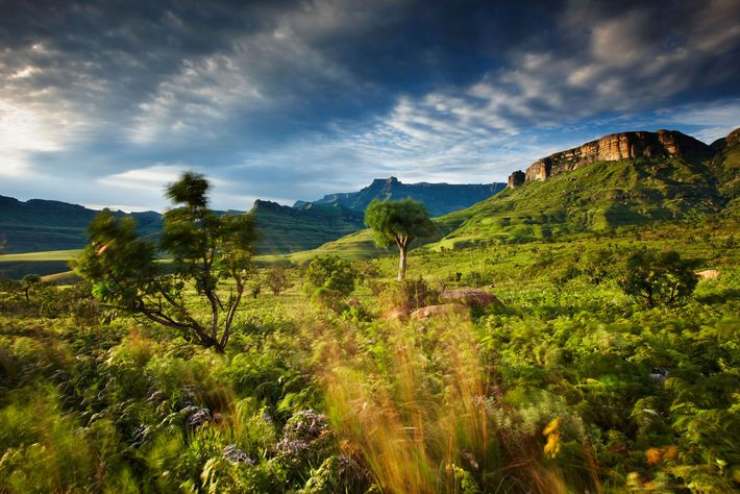 Ruta del norte del Drakensberg, Sudáfrica/Lesotho