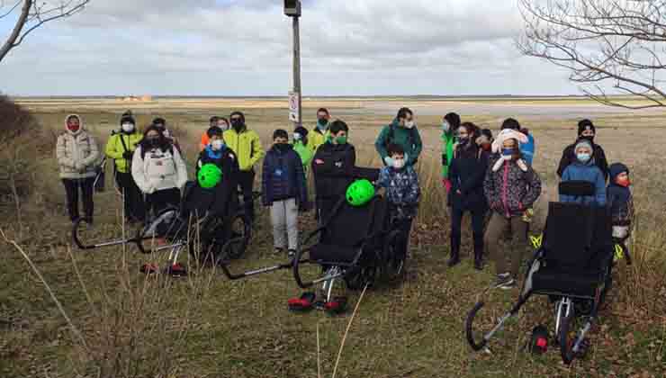 Sillas de ruedas deportivas para ecoturismo inclusivo en Moraña (Pronisa.org))