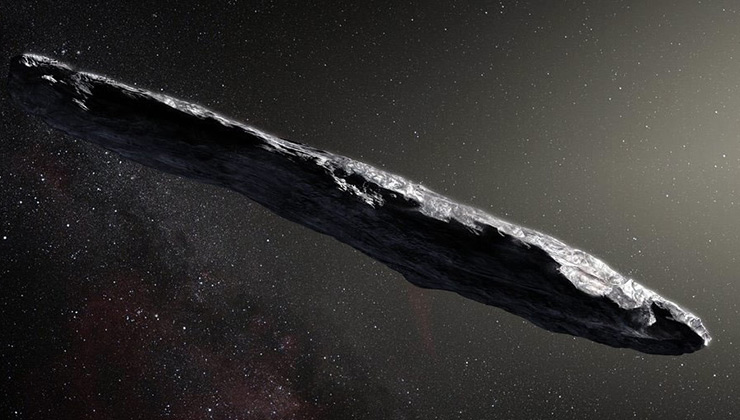 Oumuamua fue avistado desde Hawai en 2017 (Foto del Observatorio Europeo sur).