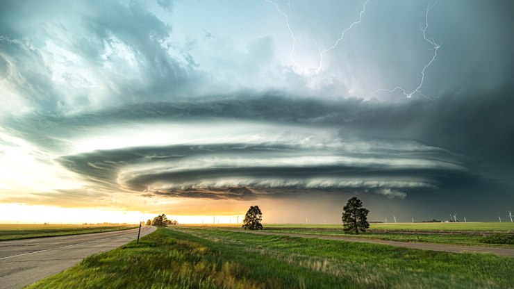 Supercélula en Colorado