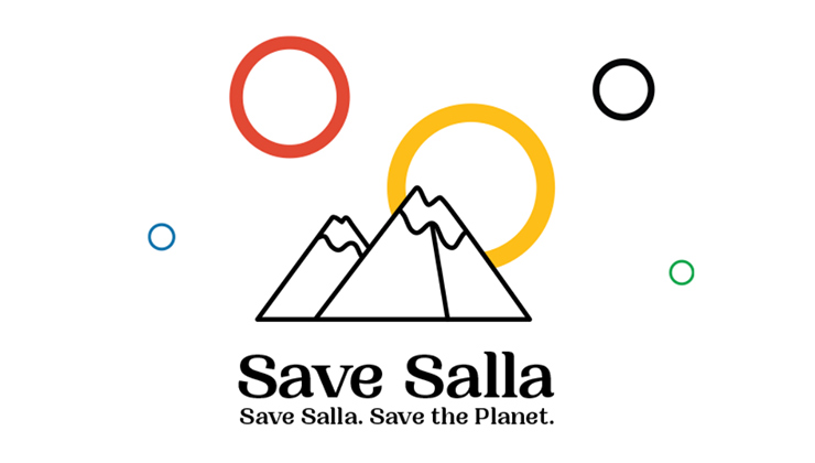 El logo de Salla 2032 como sede de los Juegos (Foto de savesalla.com).