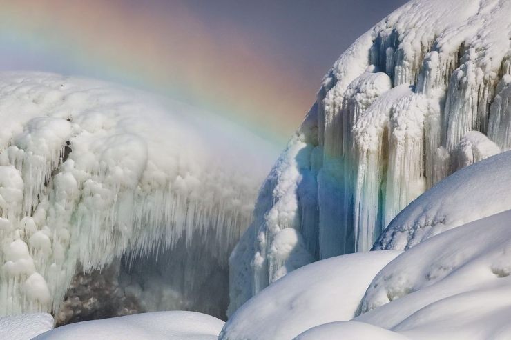 Cataratas del Niágara congeladas 2021