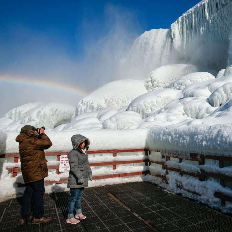 Cataratas del Niágara congeladas 2021