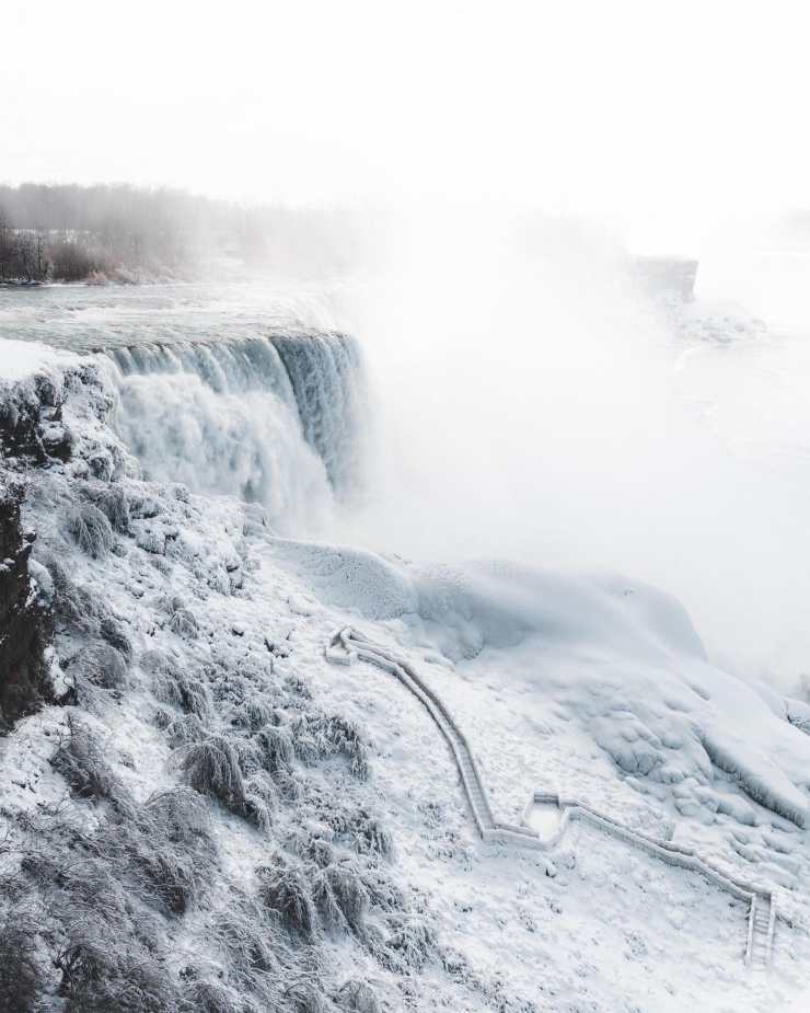 Cataratas del Niágara congeladas 2021