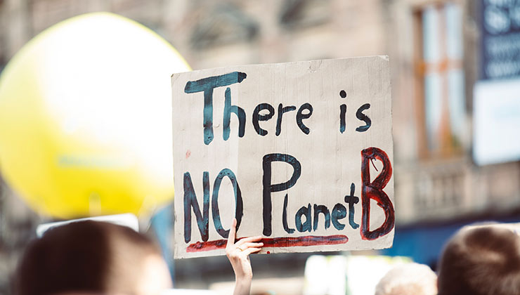 "No hay planeta B", uno de los claims de la lucha contra el cambio climático (Foto de Markus Spiske - Pexels).