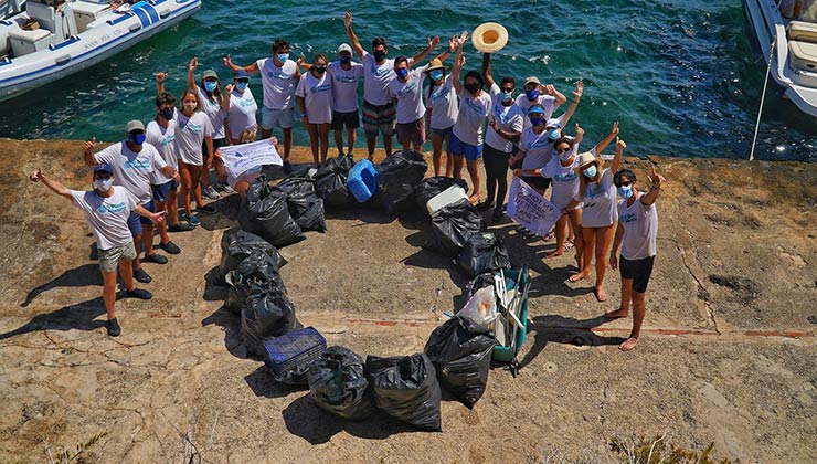 El trabajo de Cero Plastics Menorca apunta a movilizar a jóvenes (Foto de Cero Plastics Menorca).