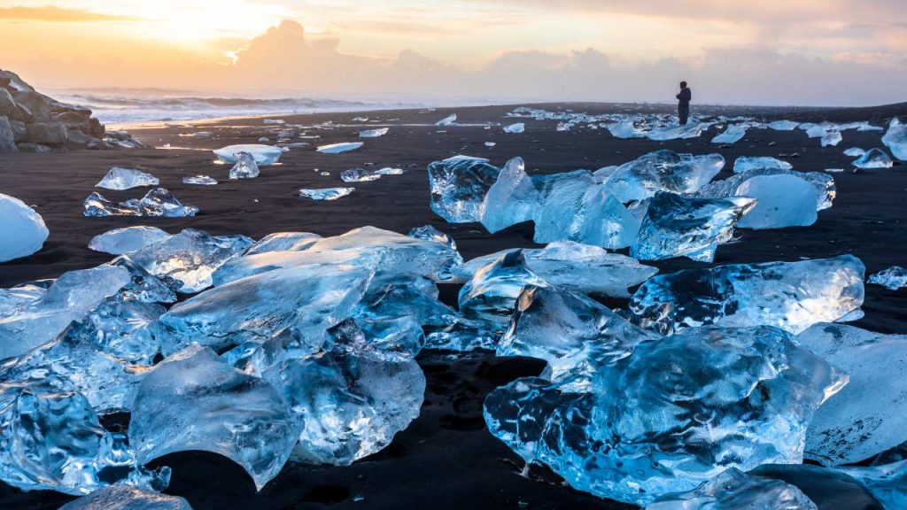 Playa de los Diamantes, Islandia