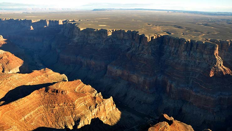 Vista aérea del Gran Cañón del Colorado, en Arizona (Foto National Parks Services).