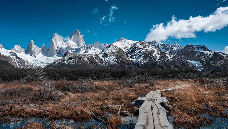 El camino a la Laguna de los Tres es uno de los trekkings más famosos de la Patagonia (Foto de Sesinando - Pexels).