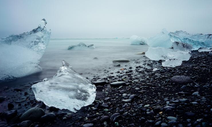 agua hielo