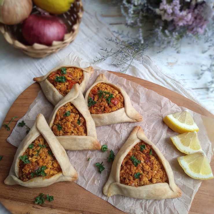 empanadas árabes veganas