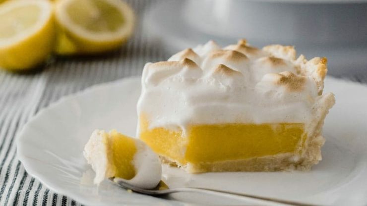 Receta lemon pie vegano