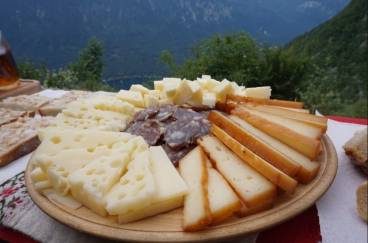 quesos del valle de Bohinj