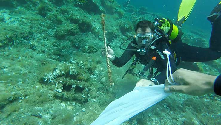 La limpieza en el fondo del Mediterráneo frente a Menorca se hará con buzos voluntarios (Foto: 0 Plastics Menorca).