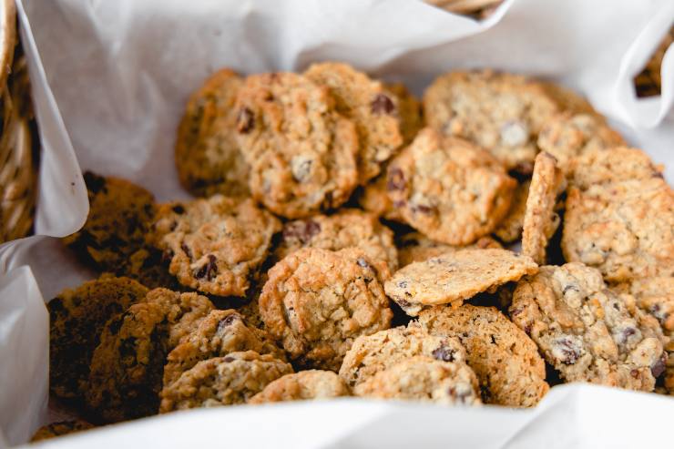 Galletas de avena y chocolate