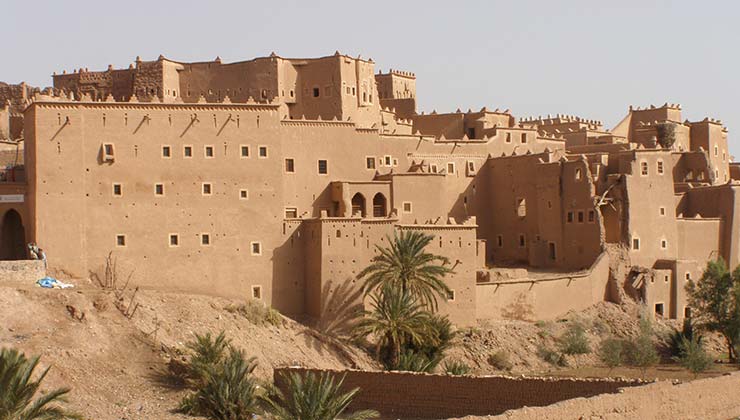 La Medina de Ourzazate es una de las construcciones de adobe más reconocidas de la ciudad (Foto: Edo 555 - Wikipedia).